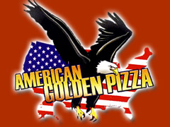 American Golden Pizza Logo